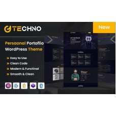 Techno Personal Portfolio WordPress Theme