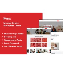 Pure - Moving Company Wordpress Theme