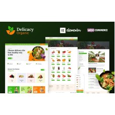 Delicacy - Organic & Food Store Elementor WordPress Theme