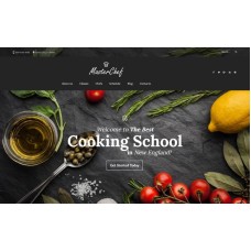 Master Chef Cooking School WordPress Theme