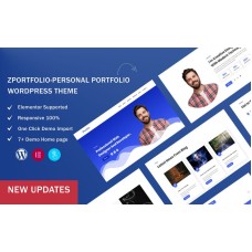 ZPortfolio - Personal Portfolio One page WordPress Theme