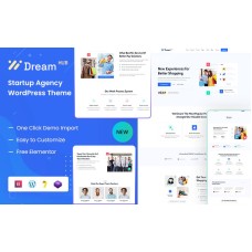 DreamHub Startup Agency WordPress theme