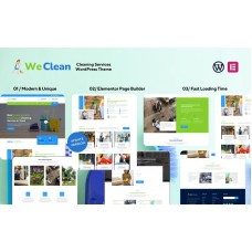 WeClean - Cleaning Services WordPress Theme