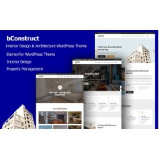 bConstruct - Interior Design & Architecture WordPress Theme