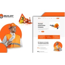 Tomaar Buildy Multipurpose Construction Landing Page WordPress Theme
