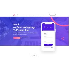 Apork - Product Landing WordPress Theme