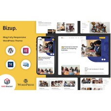 Bizup - Multipurpose Business Consulting Elementor WordPress theme