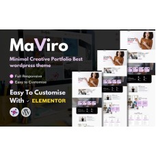 Maviro - Creative Personal Portfolio Wordpress Theme