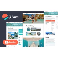 Travo - Travel & Tourism Elementor Wordpress Theme