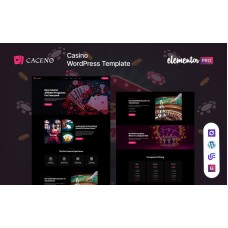 Caceno - Casino And Gambling WordPress Theme