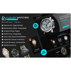 Luxury Watches Selling Store Elementor Woocommerce Theme