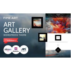 Fine Art - Art Gallery WordPress Elementor Theme