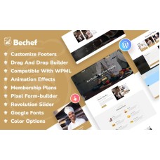 Bechef - Theme for Food Recipe Bloggers &Chefs WordPress Theme