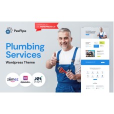 PexPipe - Plumbing Services WordPress Theme