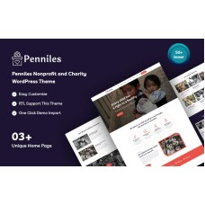 Penniles - Nonprofit and Charity WordPress Theme