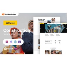 Highcon - Construction Company And Industry Company WordPress Elementor Theme