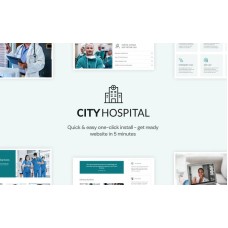 City Hospital - Health & Medical Elementor WordPress Theme