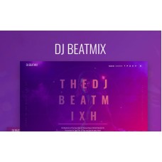 DJ Beatmix - Personal Page WordPress Elementor Theme