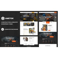 Ametok - Construction & Industry Wordpress Elementor Theme