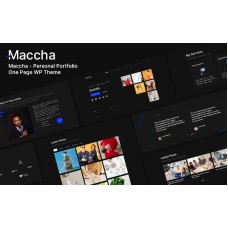 Maccha - One Page Personal Portfolio WordPress Theme