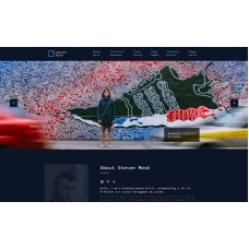 Steven Mosk - Modern artist personal portfolio WordPress Theme