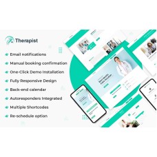 Therapist - Doctor Appointment Booking WordPress Theme