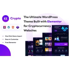EZ Crypto news Cryptocurrency ICO & Bitcoin ,NFT  Wordpress Eliminator Theme