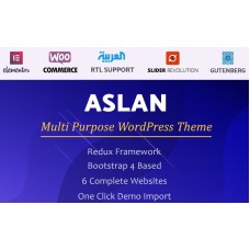 Aslan | Multi-Purpose Elementor WordPress Theme