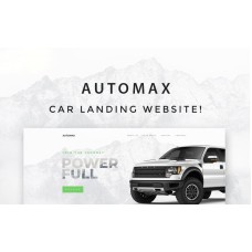 Automax - Car Landing Responsive WordPress Elementor Theme