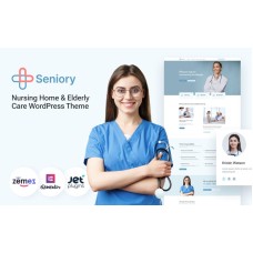 Seniory - Nursing Home & Elderly Care WordPress Elementor Theme