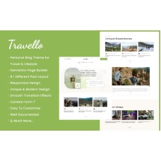 Travello | Personal Blog WordPress Theme for Travel & Lifestyle