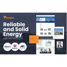 Provem - Reliable And Solid Energy WordPress Theme