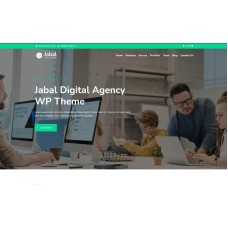Jabal - Digital Agency One page WordPress Theme