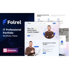 Folrel - Creative and IT Professional Portfolio Wordpress Theme