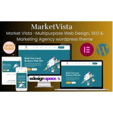 Market Vista -Multipurpose  Web Design, SEO & Marketing Agency  wordpress theme