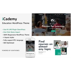 iCademy - Education WordPress Theme.