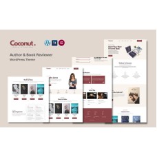 Coconut - Book Author and Book Reviewer WordPress Theme