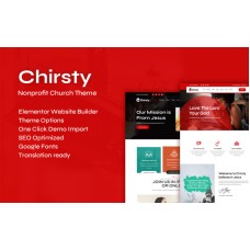 Chirsty - Multipurpose Nonprofit Church WordPress Theme