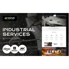 Proind - Industrial Services Multipurpose Modern WordPress Elementor Theme