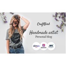 CraftBird - Handmade Artist Personal Blog WordPress theme