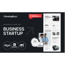 GrowingBuzz - Startup Business Company WordPress Theme