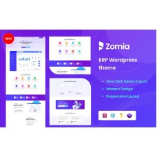 Zomia - ERP Software WordPress Theme