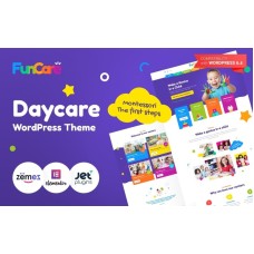 FunCare - Bright And Enjoyable Daycare Website Design Theme WordPress Theme