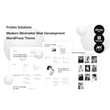ProDev Solutions - Modern Minimalist Web Development WordPress Theme