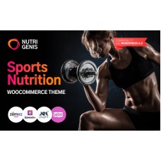 Nutrigenis - Sports Nutrition WordPress Theme