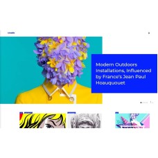 Creado - Art Gallery Responsive WordPress Theme
