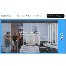 Сoiffure - Hair Salon Website with Blog Elementor WordPress Theme
