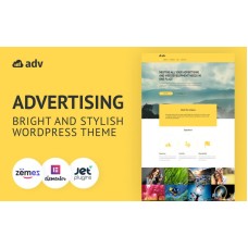 Adv - Bright And Stylish WordPress Advertising Theme