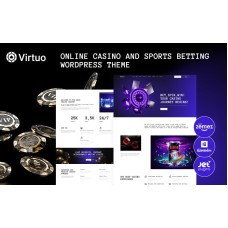 Virtuo - Online Casino and Sports Betting WordPress Theme