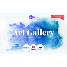 Art Deco - Art Gallery WordPress Theme